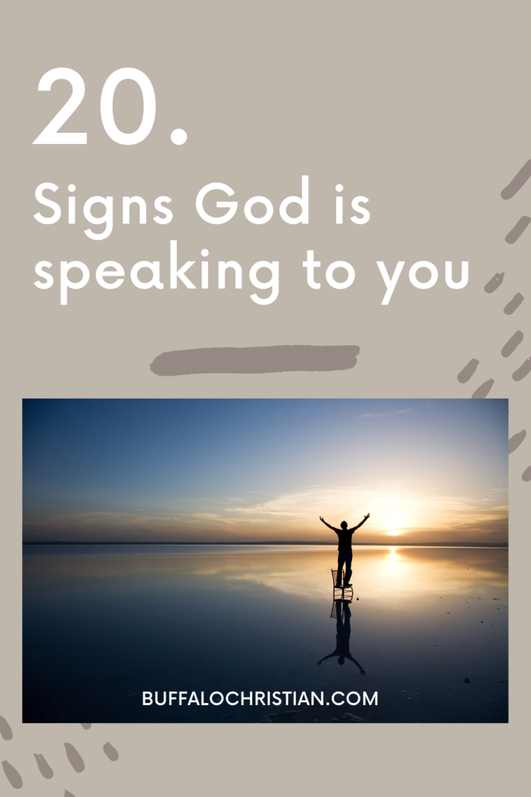 20 Signs God is speaking to you