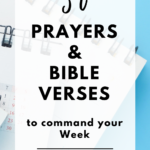 50 Powerful Prayers With Bible Reference to command your Week