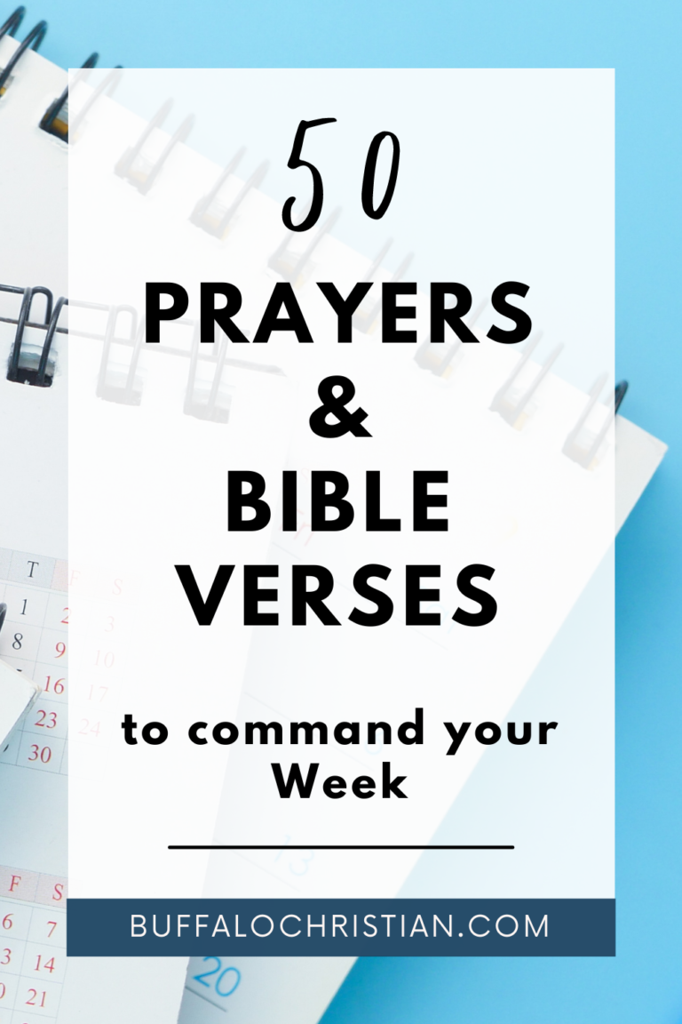 50 Powerful Prayers With Bible Reference to command your Week